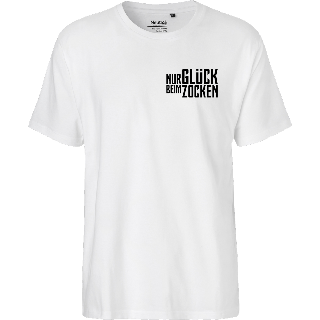 Die Buddies zocken 2EpicBuddies - Nur Glück beim Zocken clean T-Shirt Fairtrade T-Shirt - white