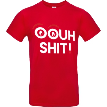Die Buddies zocken 2EpicBuddies - Ouh Shit - weiss T-Shirt B&C EXACT 190 - Red