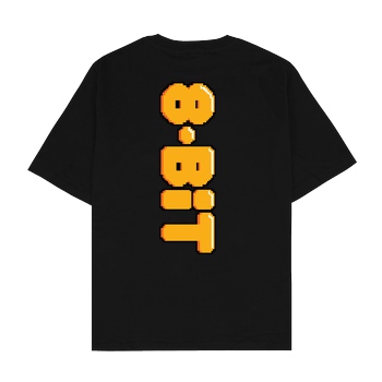 IamHaRa 8-Bit T-Shirt Oversize T-Shirt - Black