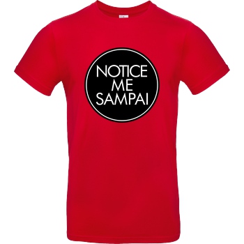 AyeSam AyeSam - Notice me Sampai T-Shirt B&C EXACT 190 - Red