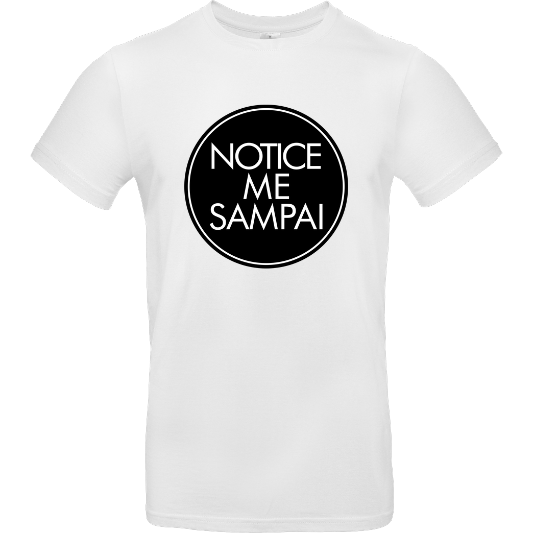 AyeSam AyeSam - Notice me Sampai T-Shirt B&C EXACT 190 -  White
