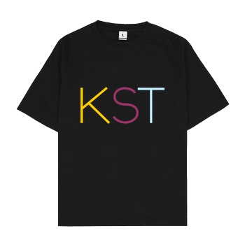 KsTBeats KsTBeats - KST Color T-Shirt Oversize T-Shirt - Black