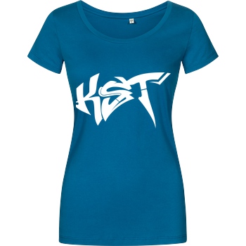 KsTBeats KsTBeats -Graffiti T-Shirt Girlshirt petrol