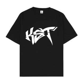 KsTBeats KsTBeats -Graffiti T-Shirt Oversize T-Shirt - Black