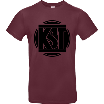KsTBeats - Simple Logo B&C EXACT 190 - Burgundy