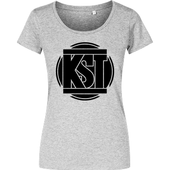 KsTBeats - Simple Logo Girlshirt heather grey