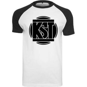 KsTBeats - Simple Logo Raglan Tee white