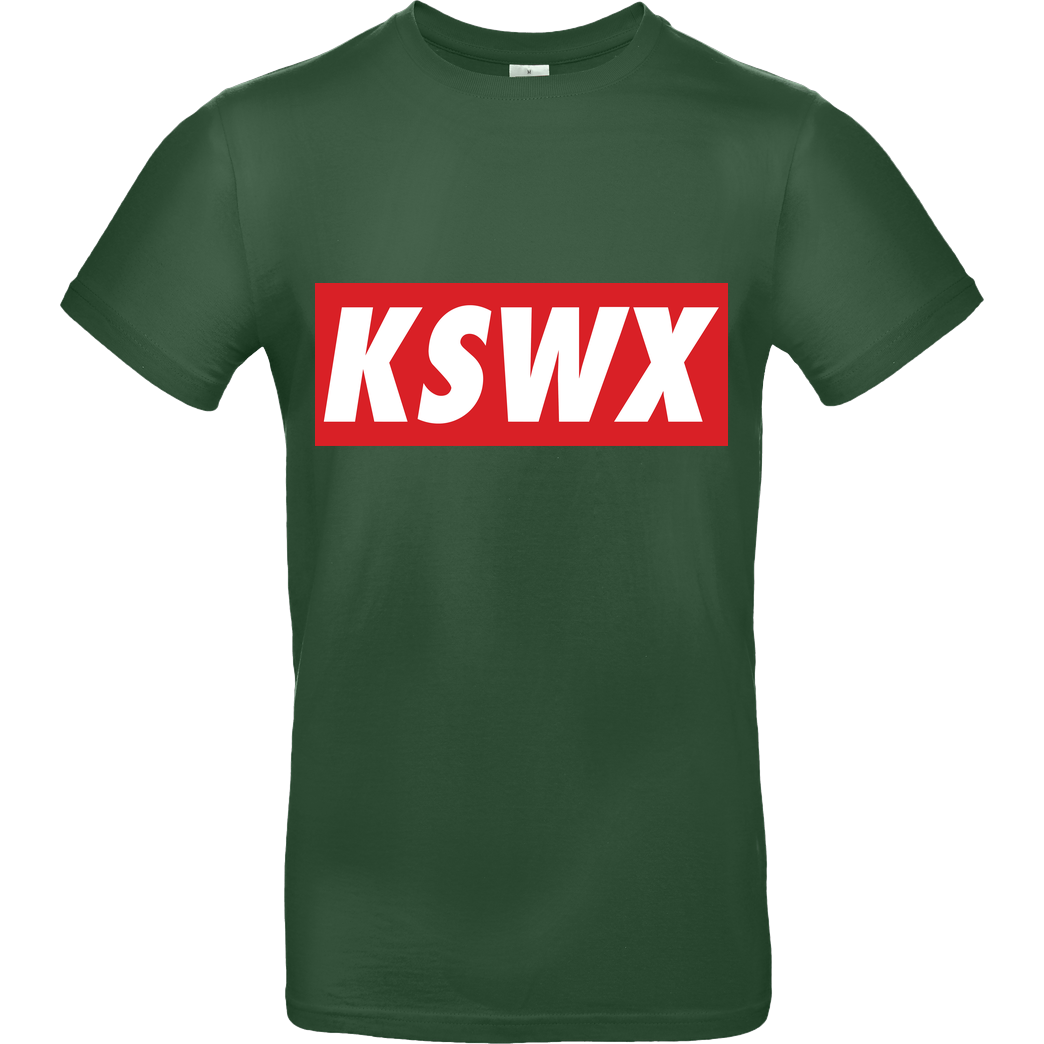 KunaiSweeX KunaiSweeX - KSWX T-Shirt B&C EXACT 190 -  Bottle Green