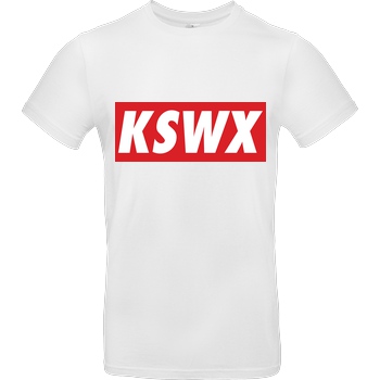 KunaiSweeX KunaiSweeX - KSWX T-Shirt B&C EXACT 190 -  White