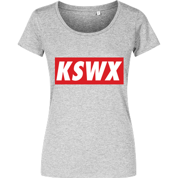 KunaiSweeX - KSWX Girlshirt heather grey