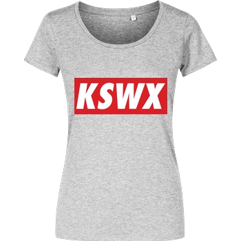 KunaiSweeX KunaiSweeX - KSWX T-Shirt Girlshirt heather grey
