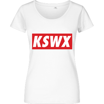 KunaiSweeX - KSWX Girlshirt weiss