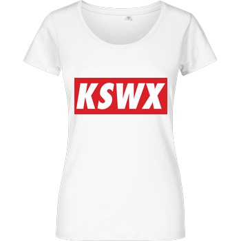 KunaiSweeX KunaiSweeX - KSWX T-Shirt Girlshirt weiss