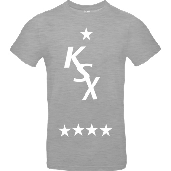 KunaiSweeX KunaiSweeX - KSX T-Shirt B&C EXACT 190 - heather grey