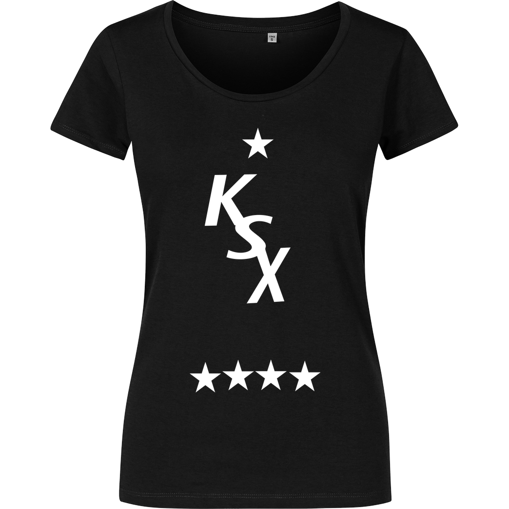 KunaiSweeX KunaiSweeX - KSX T-Shirt Girlshirt schwarz