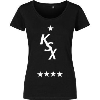 KunaiSweeX KunaiSweeX - KSX T-Shirt Girlshirt schwarz