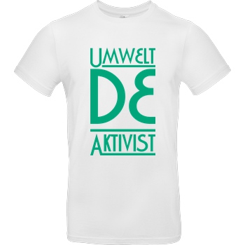 LPN05 LPN05 - UmweltDEAktivist T-Shirt B&C EXACT 190 -  White