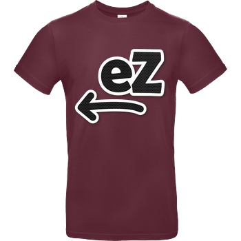Minecraftexpertde MinecraftExpertDE - eZ T-Shirt B&C EXACT 190 - Burgundy