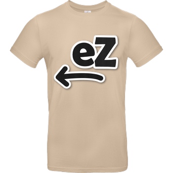 Minecraftexpertde MinecraftExpertDE - eZ T-Shirt B&C EXACT 190 - Sand