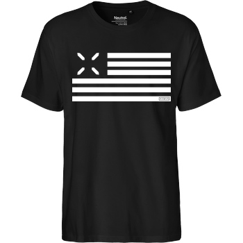 MarselSkorpion NTRVN - HitsAndStripes T-Shirt Fairtrade T-Shirt - black