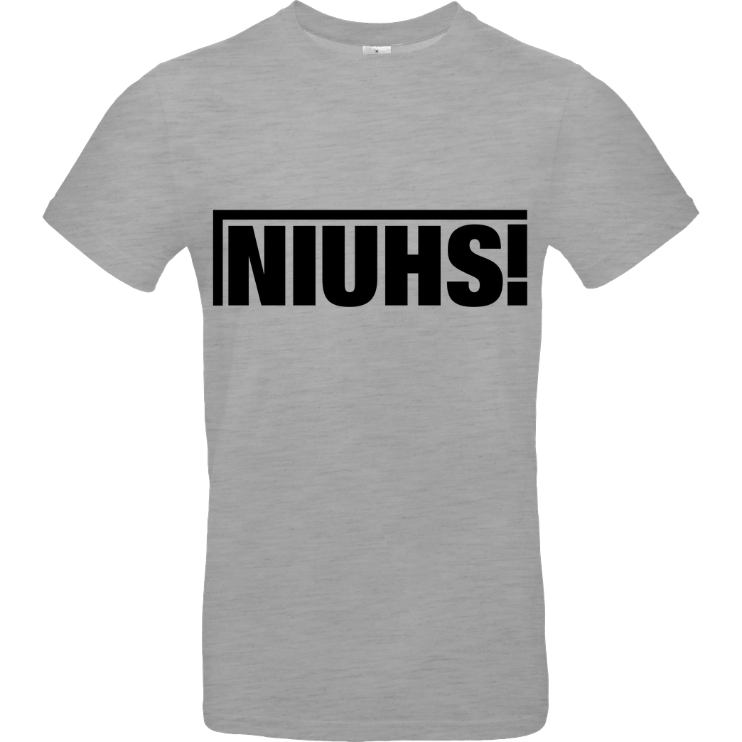 Philipp Steuer Philipp Steuer - Niuhs! T-Shirt B&C EXACT 190 - heather grey