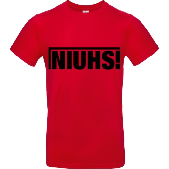 Philipp Steuer Philipp Steuer - Niuhs! T-Shirt B&C EXACT 190 - Red