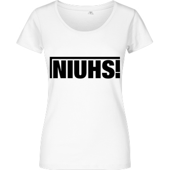 Philipp Steuer Philipp Steuer - Niuhs! T-Shirt Girlshirt weiss