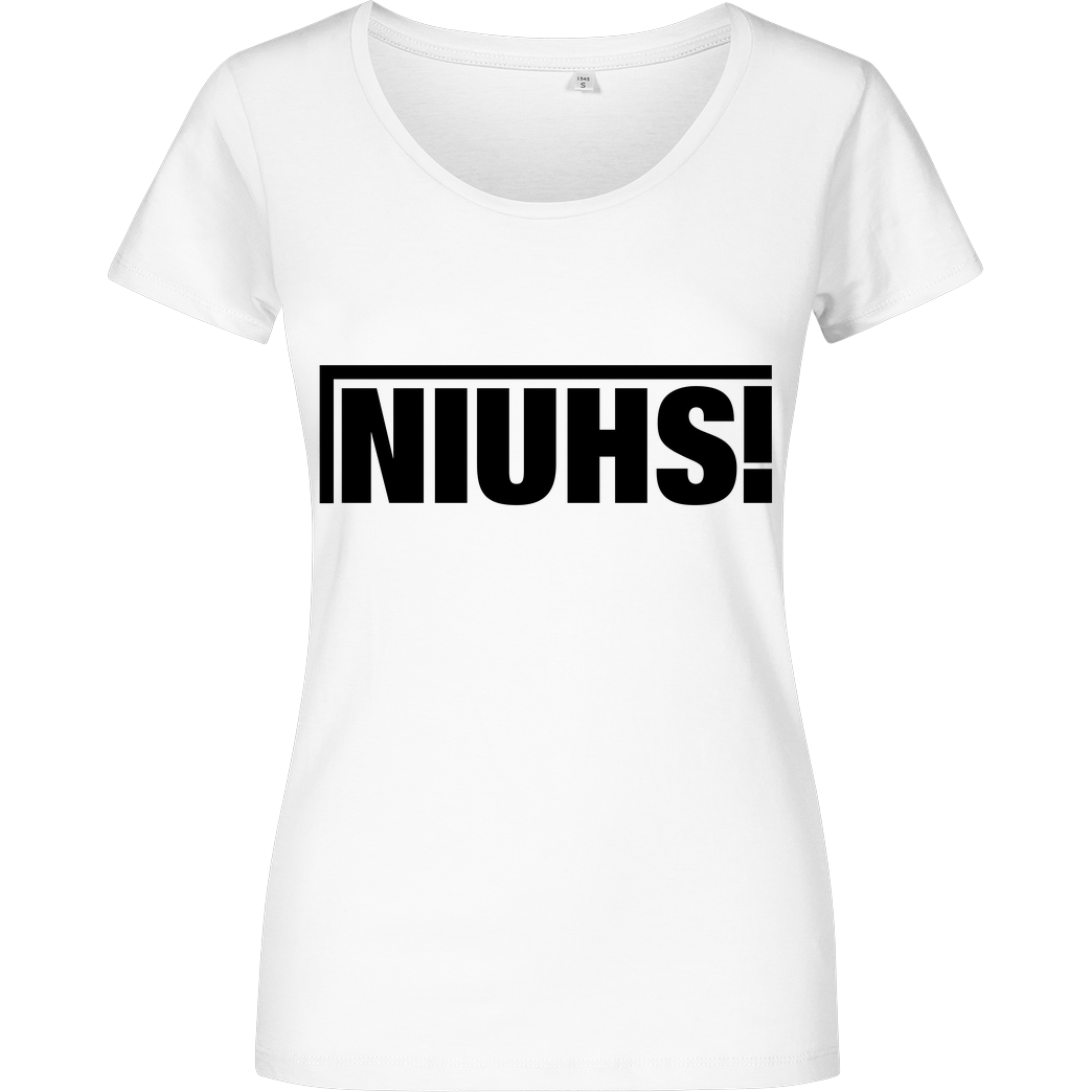 Philipp Steuer Philipp Steuer - Niuhs! T-Shirt Girlshirt weiss