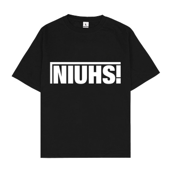 Philipp Steuer Philipp Steuer - Niuhs! T-Shirt Oversize T-Shirt - Black