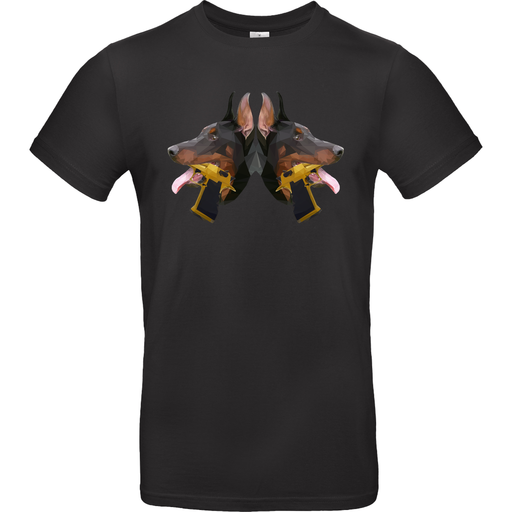 RoyaL RoyaL - D-Dogs T-Shirt B&C EXACT 190 - Black