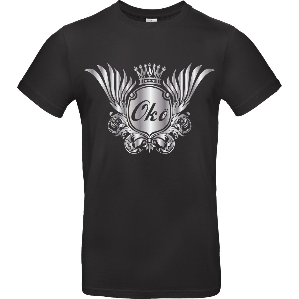 RoyaL RoyaL - Okö silber T-Shirt B&C EXACT 190 - Black