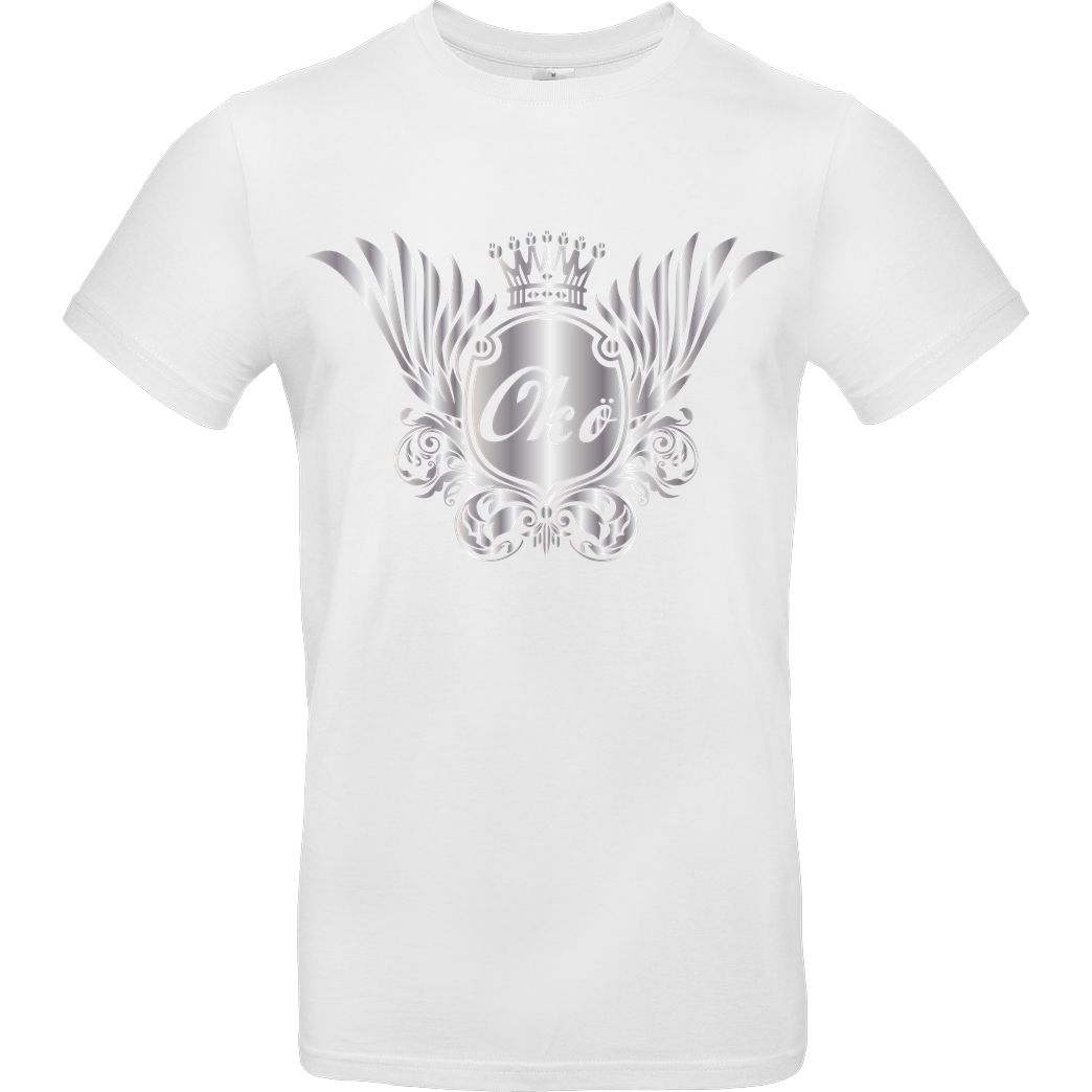 RoyaL RoyaL - Okö silber T-Shirt B&C EXACT 190 -  White