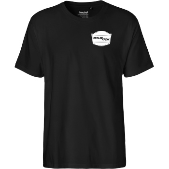 Achsel Folee Achsel Folee - Folee Crew T-Shirt Fairtrade T-Shirt - black