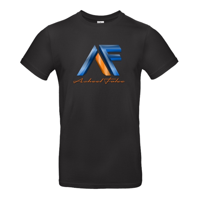 Achsel Folee - Achsel Folee - Logo - T-Shirt - B&C EXACT 190 - Black