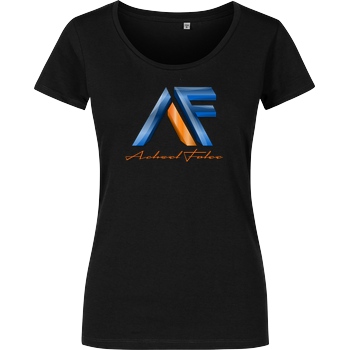 Achsel Folee Achsel Folee - Logo T-Shirt Girlshirt schwarz