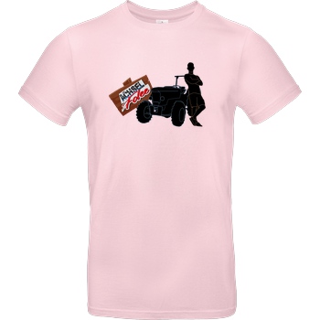 Achsel Folee Achsel Folee - Logo New T-Shirt B&C EXACT 190 - Light Pink