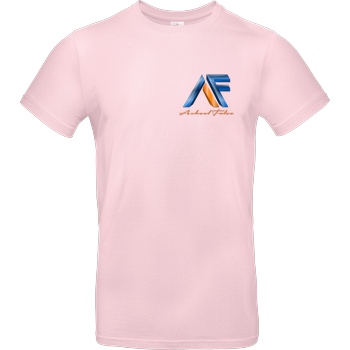 Achsel Folee Achsel Folee - Logo Pocket T-Shirt B&C EXACT 190 - Light Pink