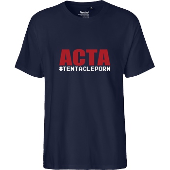 None ACTA #tentacleporn T-Shirt Fairtrade T-Shirt - navy