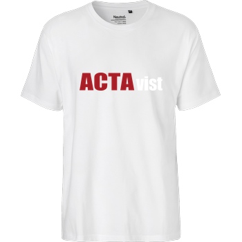 None ACTAvist T-Shirt Fairtrade T-Shirt - white