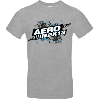 Aero2k13 Aero2k13 - Logo T-Shirt B&C EXACT 190 - heather grey