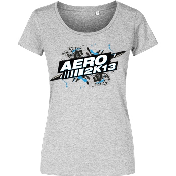 Aero2k13 Aero2k13 - Logo T-Shirt Girlshirt heather grey