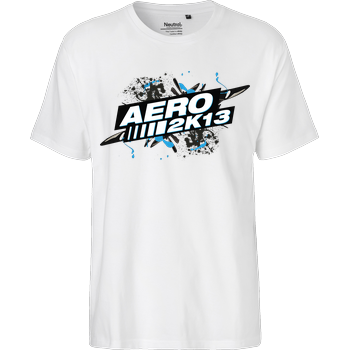 Aero2k13 - Logo Fairtrade T-Shirt - white