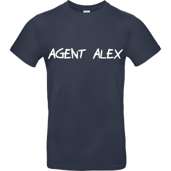 Agent Alex Agent Alex - Handwriting T-Shirt B&C EXACT 190 - Navy
