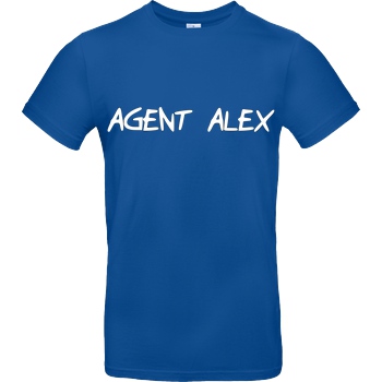 Agent Alex Agent Alex - Handwriting T-Shirt B&C EXACT 190 - Royal Blue