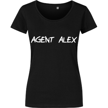 Agent Alex - Handwriting Girlshirt schwarz