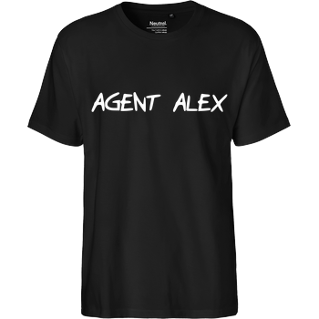 Agent Alex - Handwriting Fairtrade T-Shirt - black