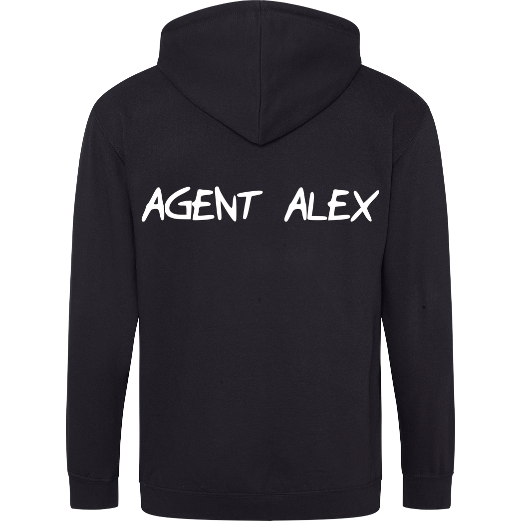 Agent Alex Agent Alex - Handwriting Sweatshirt Hoodiejacke schwarz