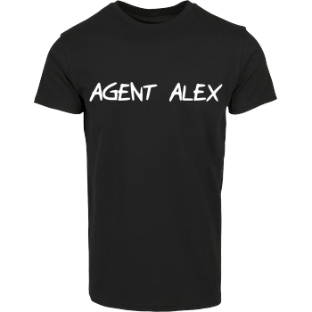 Agent Alex - Handwriting House Brand T-Shirt - Black