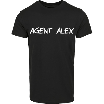 Agent Alex Agent Alex - Handwriting T-Shirt House Brand T-Shirt - Black