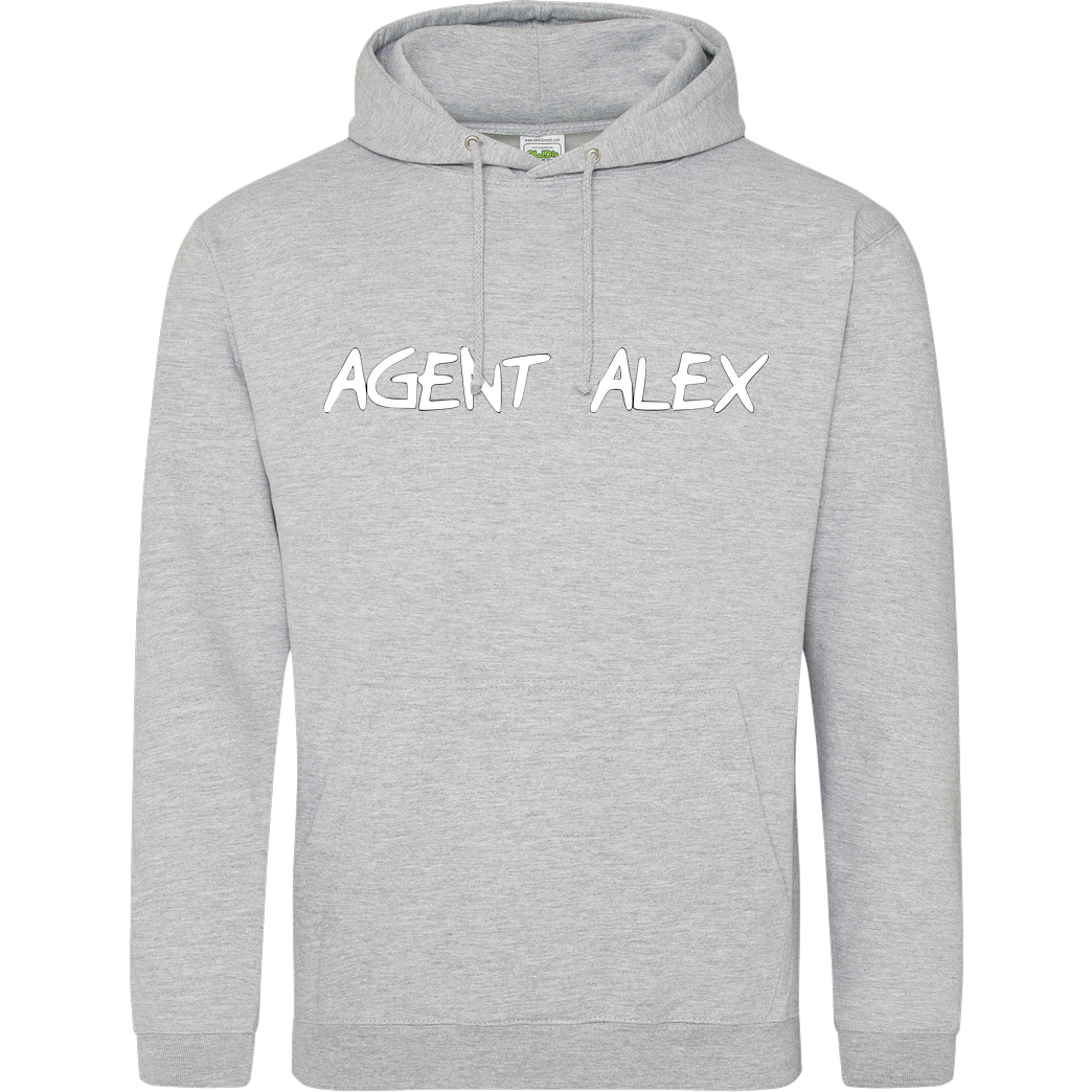 Agent Alex Agent Alex - Handwriting Sweatshirt JH Hoodie - Heather Grey